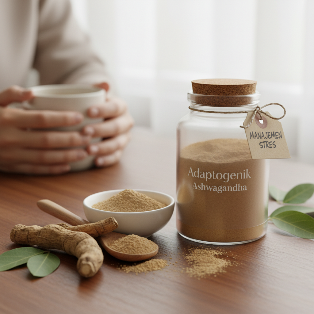 Adaptogenik ashwagandha untuk manajemen stres